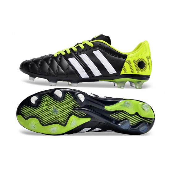 Adidas Adipure 11 PRO X PD25 TRX FG White Black Yellow And Green