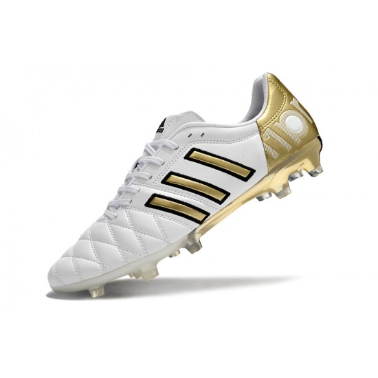 Sale Adidas Adipure 11 PRO X PD25 TRX FG White Gold Black Soccer Cleats