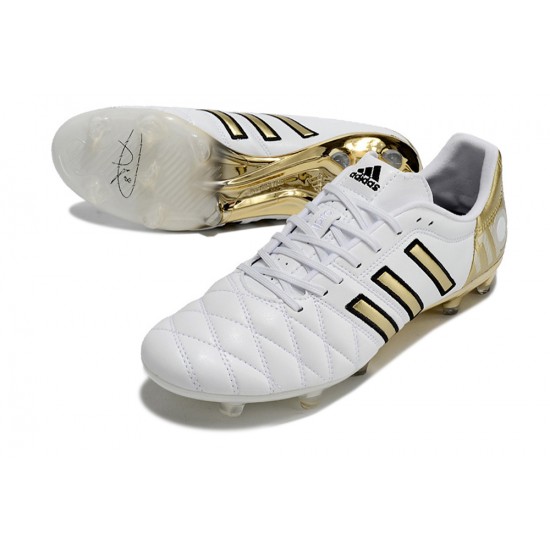 Adidas Adipure 11 PRO X PD25 TRX FG White Gold Black