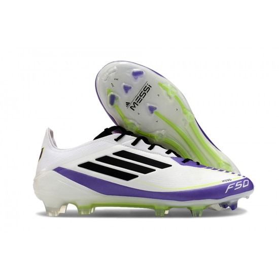 Adidas F50 ELITE FG Black White 