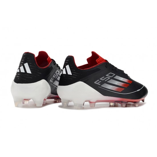 Adidas F50 ELITE FG Mens Black and Red 