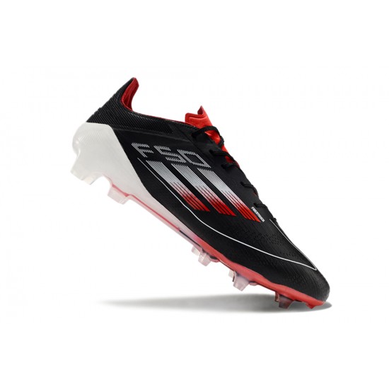 Adidas F50 ELITE FG Mens Black and Red 