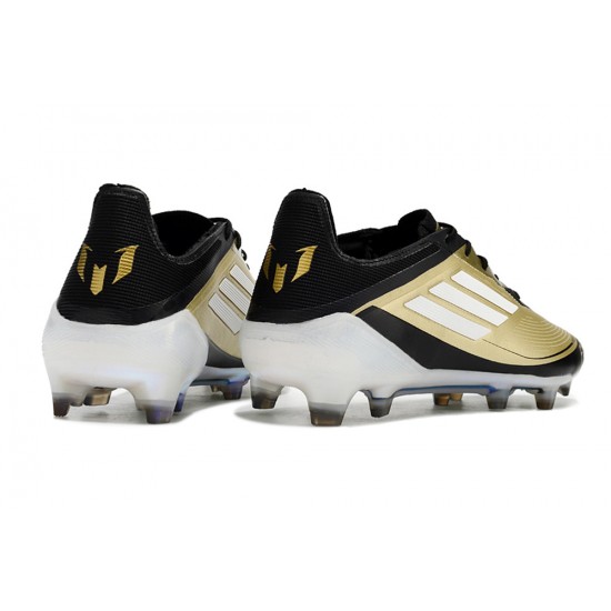 Adidas F50 ELITE FG Mens Gold Black 