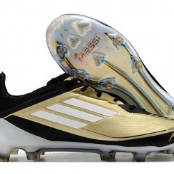 Adidas F50 ELITE FG Mens Gold Black 