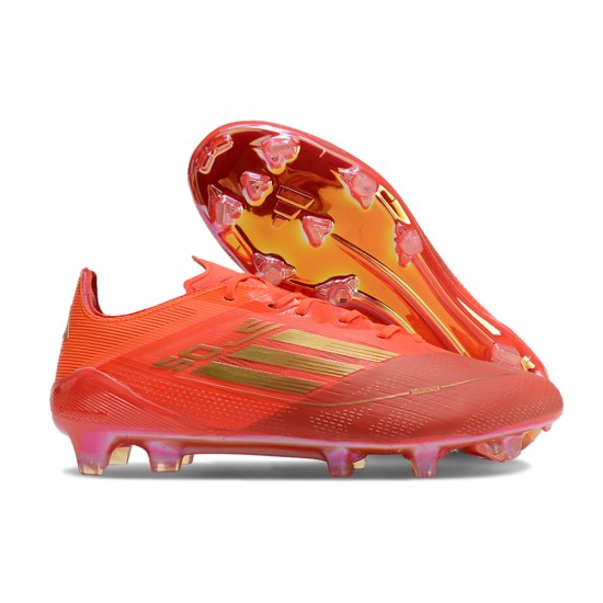 Adidas F50 ELITE FG Orange and Gold Mens 