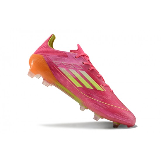 Adidas F50 ELITE FG Pink and Orange Mens 