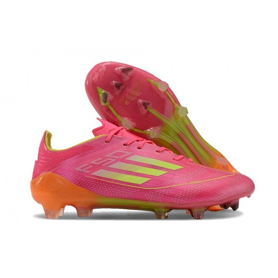 Adidas F50 ELITE FG Pink and Orange Mens 