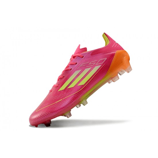 Adidas F50 ELITE FG Pink and Orange Mens 