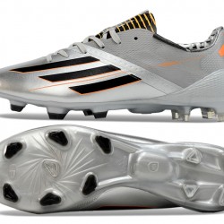 Adidas F50 ELITE FG Silver and Black 