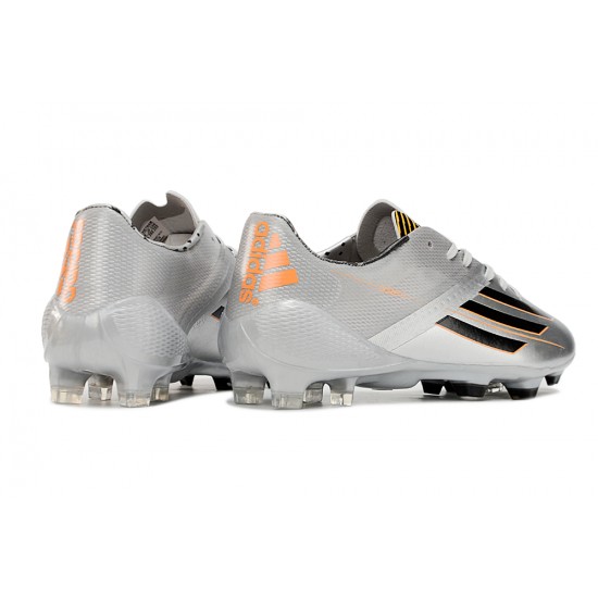 Adidas F50 ELITE FG Silver and Black 