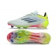 Adidas F50 ELITE FG White Chartreuse 