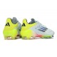 Adidas F50 ELITE FG White Chartreuse 