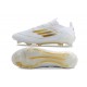 Adidas F50 ELITE FG White Gold Mens 