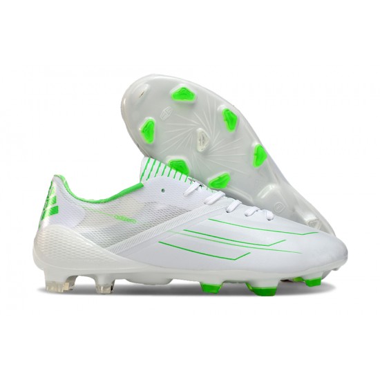 Adidas F50 ELITE FG White Green Low cut 