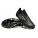 Adidas F50 Elite Laceless FG Black and Gold Mens 