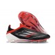 Adidas F50 Elite Laceless FG Black and Red Low cut 