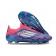 Adidas F50 Elite Laceless FG Blue Pink Low cut 