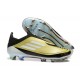 Adidas F50 Elite Laceless FG Gold Black 