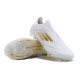 Adidas F50 Elite Laceless FG Low cut White Gold 