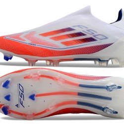 Adidas F50 Elite Laceless FG Orange White Mens 