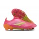 Adidas F50 Elite Laceless FG Pink Orange 