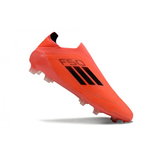 Adidas F50 Elite Laceless FG Shoelace Orange Mens 