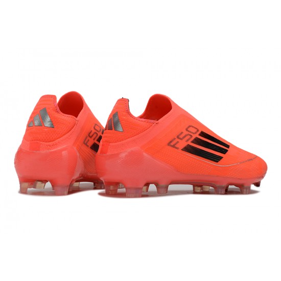 Adidas F50 Elite Laceless FG Shoelace Orange Mens 