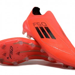 Adidas F50 Elite Laceless FG Shoelace Orange Mens 