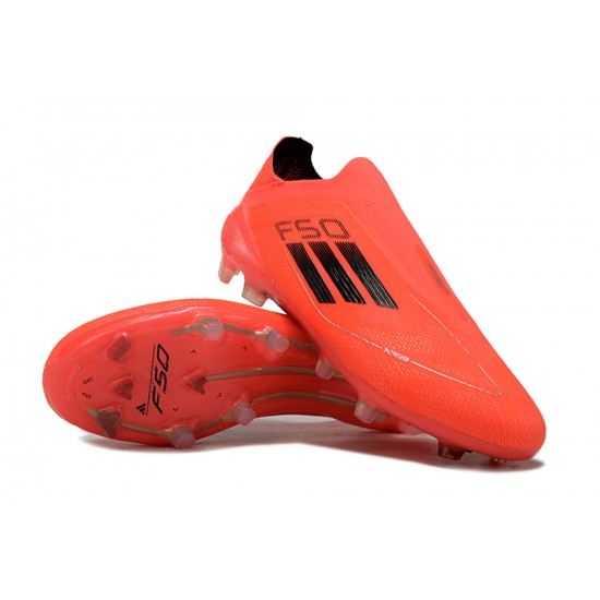 Adidas F50 Elite Laceless FG Shoelace Orange Mens 