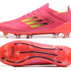 Adidas F50 FG Pink Red Mens Low cut 