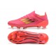 Adidas F50 FG Pink Red Mens Low cut 