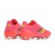 Adidas F50 FG Pink Red Mens Low cut 