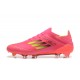 Adidas F50 FG Pink Red Mens Low cut 