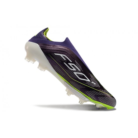 Adidas F50 FG Purple and Black  WomenMen