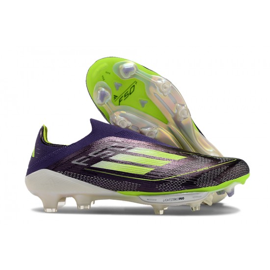 Adidas F50 FG Purple and Black  WomenMen