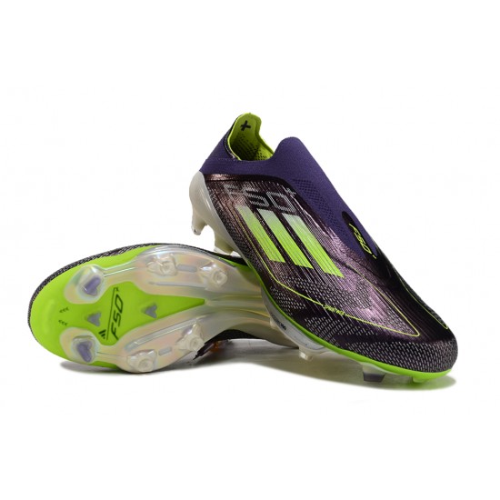 Adidas F50 FG Purple and Black  WomenMen