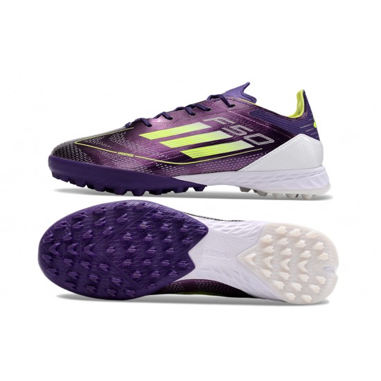 Adidas F50 PRO TF Purple White Mens 