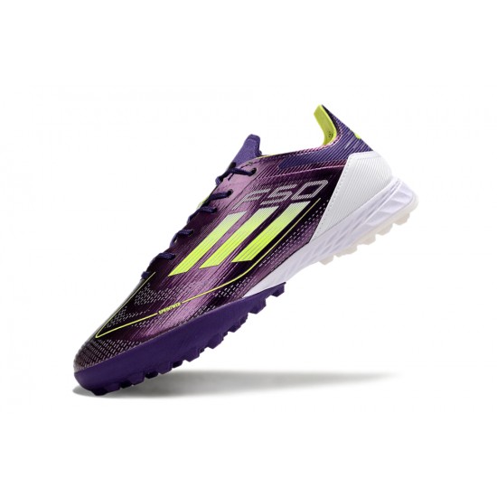 Adidas F50 PRO TF Purple White Mens 