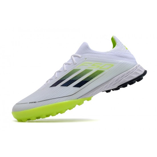 Adidas F50 PRO TF White Green 