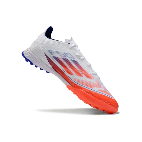 Adidas F50 PRO TF White Orange Mens 