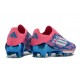 WM Adidas F50 FG Pink Blue shoelace 