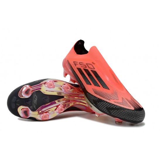 WMNS Adidas F50 FG Red Black 