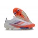 Women Men Adidas F50 FG Shoelace White Orange Football Shoes