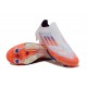 Women Men Adidas F50 FG Shoelace White Orange Football Shoes