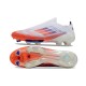 Women Men Adidas F50 FG Shoelace White Orange Football Shoes