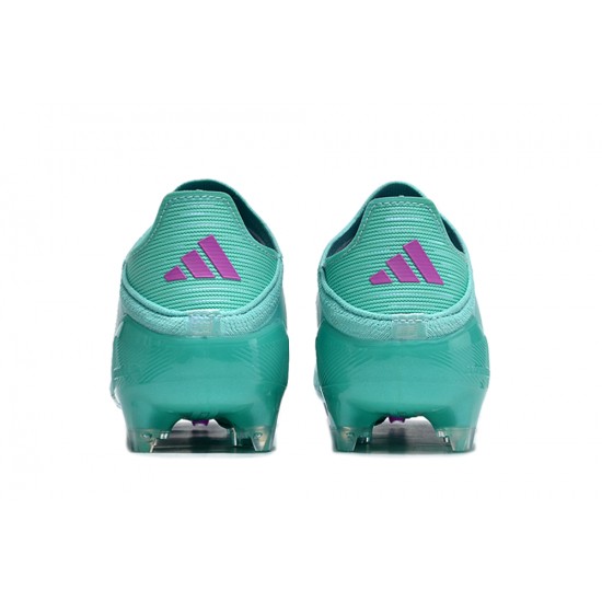 Adidas F50 FG Soccer Cleats Green Purple