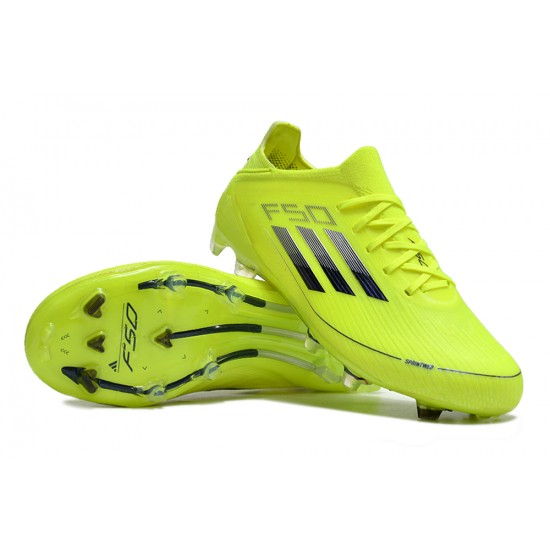 Adidas F50 FG Soccer Cleats Yellow Black