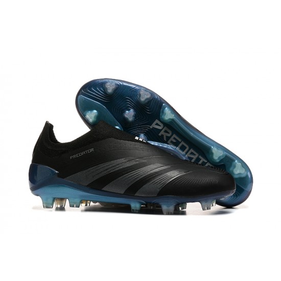 Adidas Predator Accuracy FG Black Blue Mens Soccer Cleats