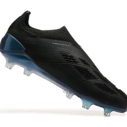 Adidas Predator Accuracy FG Black Blue Mens Soccer Cleats 