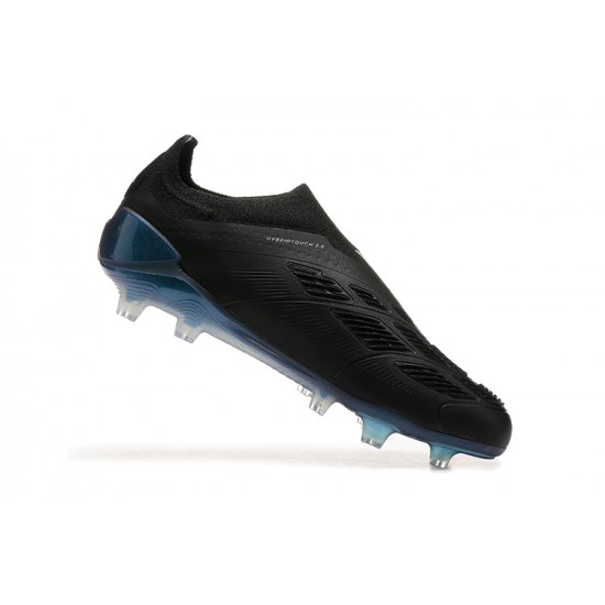 Adidas Predator Accuracy FG Black Blue Mens Soccer Cleats